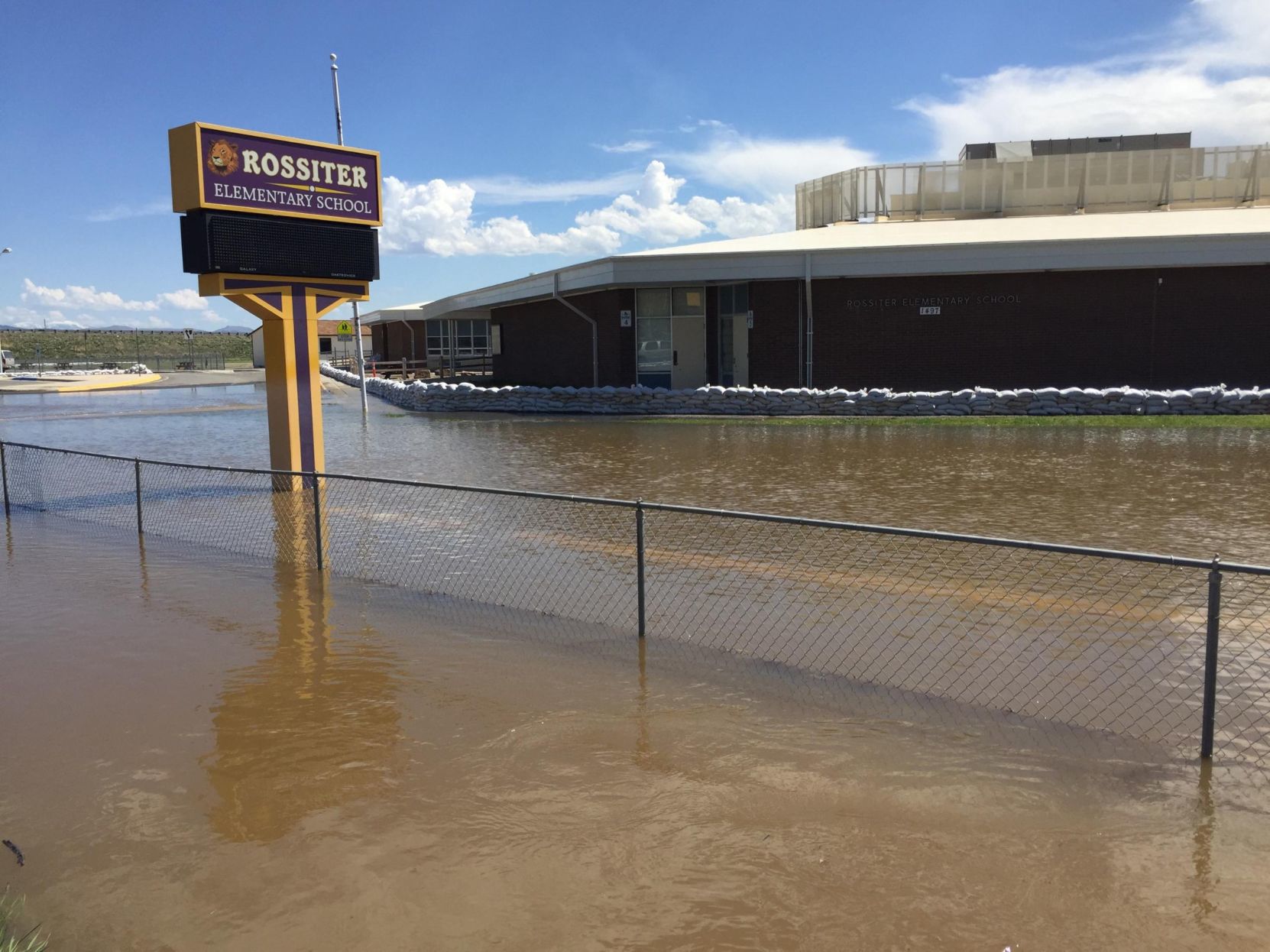 Flooding hits Rossiter Elementary School in the Helena Valley